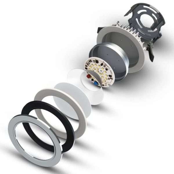 DOB downlight DOB downlight D03 (4) Luxlite LED DOB Downlights 9W 220-240V Ceiling Lights Led Recessed Downlight
