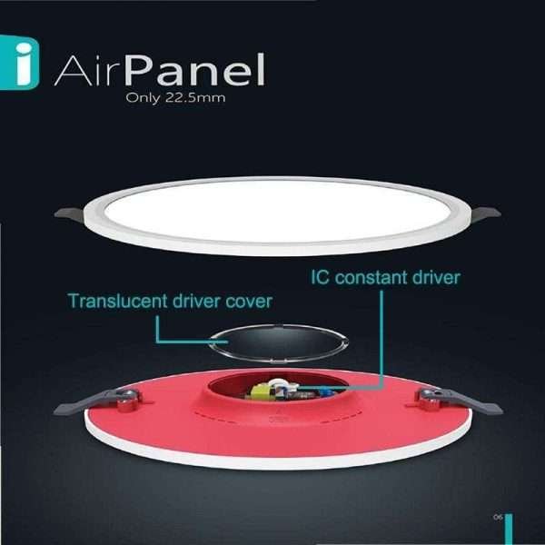 04 Indoor Led Panel light 6W/10W/15W/20W Luxlite AirLU-R