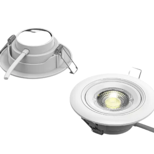 Spotlight D08 Luxlite D08 Adjustable DOB Spot Light 6W Ceiling Indoor Lighting Round Recessed Mounted Led Spot Light