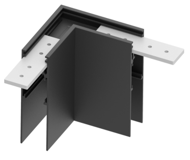 R20 Series Magnetic Tracklight DC48V  Magnetic Track Accessory 90° Corner LX-S20-C0-1