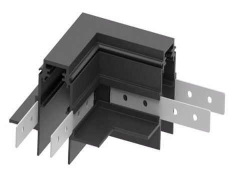 R20 Series Magnetic Tracklight DC48V  Magnetic Track Accessory 90° Corner LX-S20-C0-3