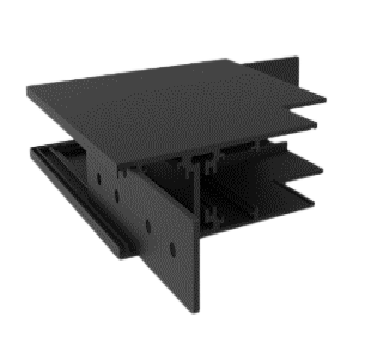 R20 Series Magnetic Tracklight DC48V  Magnetic Track Accessory 90° Inward Corner LX-S20-IN-1