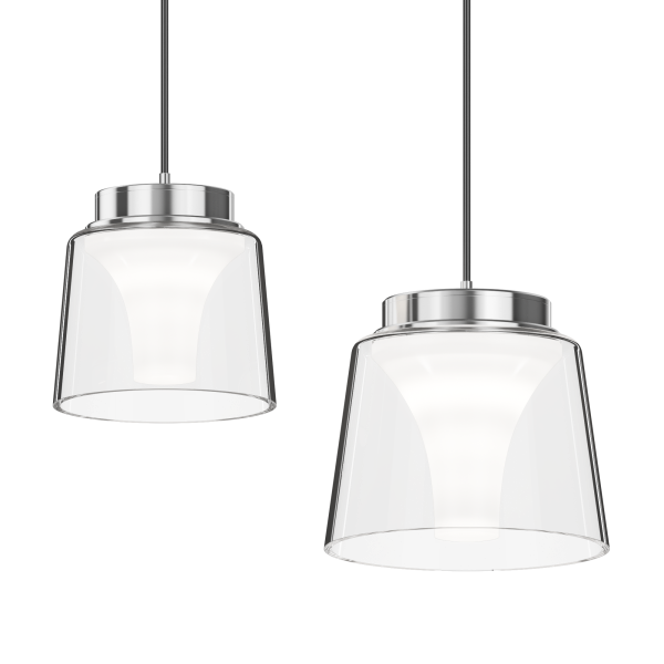 喇叭-玻璃吊灯-银-改 16 Series Magnetic Tracklight DC48V M16 Pendant light LX-FM-04