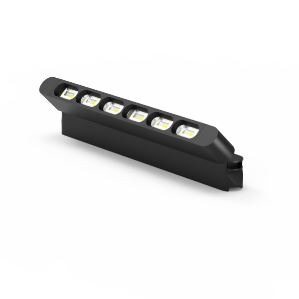 折叠格栅泛光12W Magnetic track lighting Foldable track Grille&Floodlight Matt Black Painter Pro 48V