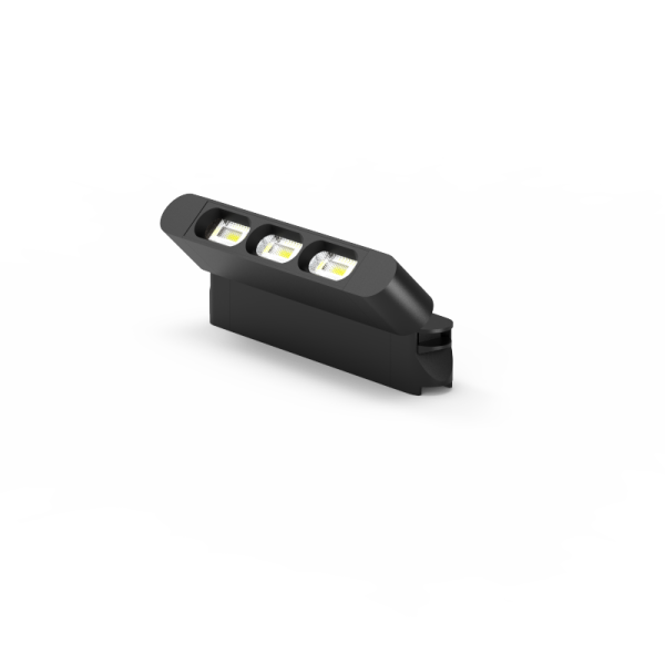 折叠格栅泛光6W Magnetic track lighting Foldable track Grille&Floodlight Matt Black Painter Pro 48V