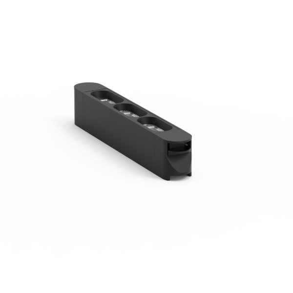 格栅泛光6W Magnetic track lighting Grille&Floodlight Matt Black Painter Pro 48V