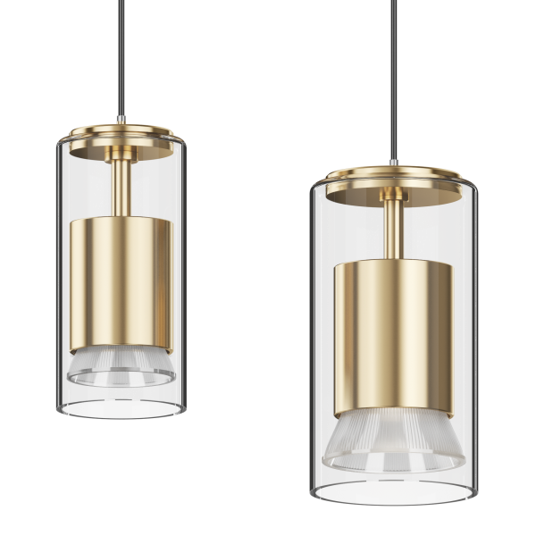 玻璃-喇叭吊灯-金 16 Series Magnetic Tracklight DC48V M16 Pendant light LX-FM-05