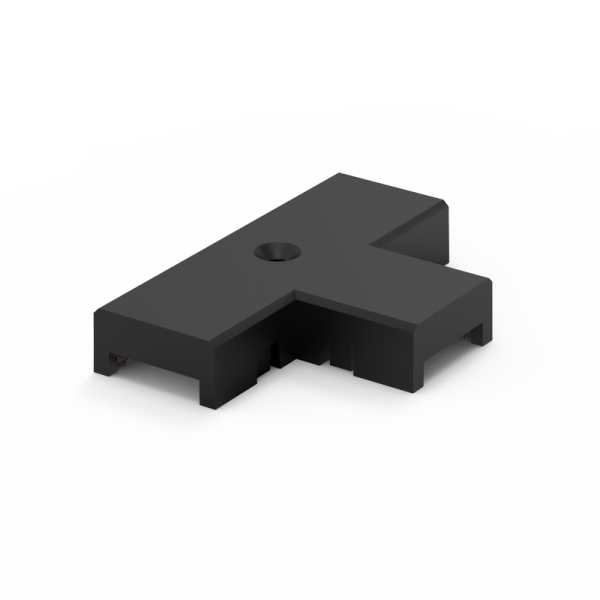 通用T字型模块 Magnectic track lighting T Connector Surface Recessed track Painter Pro