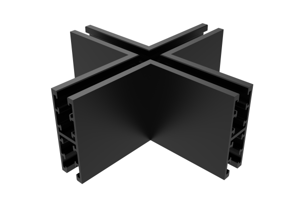 S05-2-X Luxlite Ultra slim 5mm 48V Magnetic track Suspension-Connectors