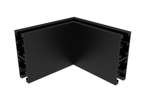 S05-2转角 Luxlite Ultra slim 5mm 48V Magnetic track Suspension-Connectors