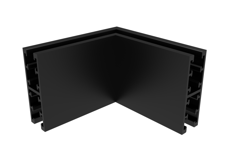 S05-2转角 Luxlite Ultra slim 5mm 48V Magnetic track Suspension-Connectors